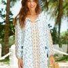 CabanaLife Cabana Life Embroidered Tassel Cover Up