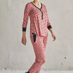 This Is J - Henley Harem Pajama Set Women's