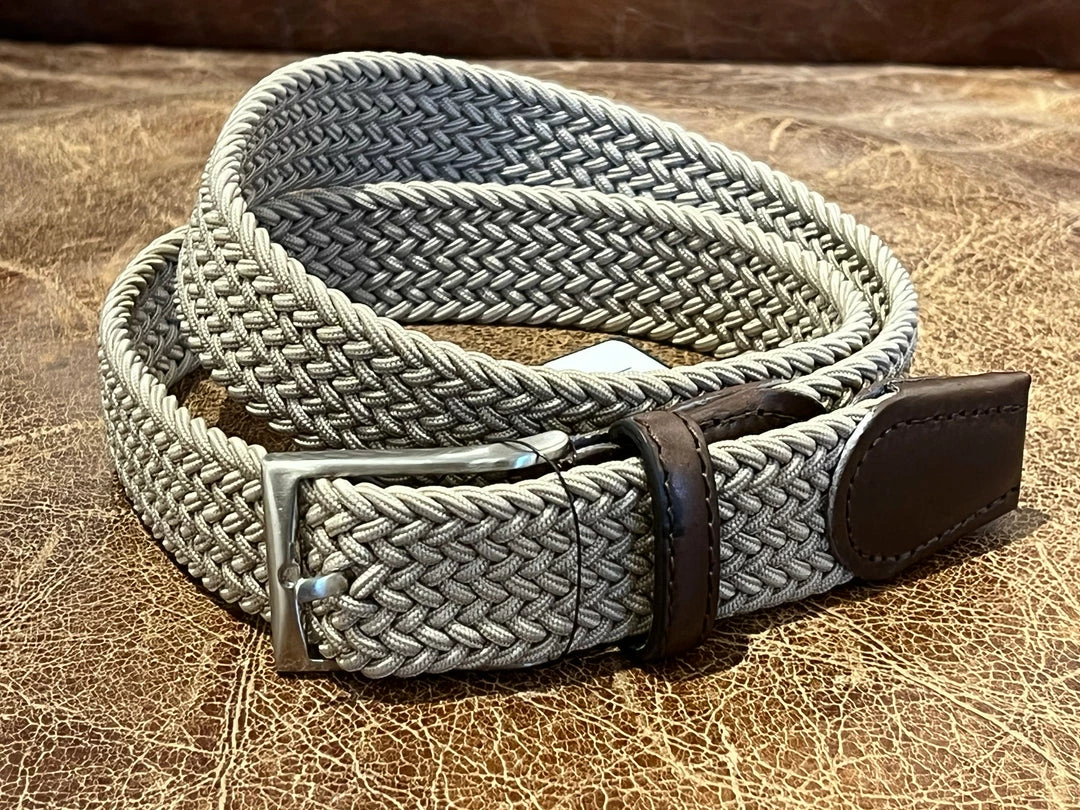 LINDENMANN Men's Stretch Leather Belt 3 LINDENMANN Men's Stretch Leather Belt