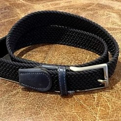 LINDENMANN Men's Stretch Leather Belt 10 LINDENMANN Men's Stretch Leather Belt