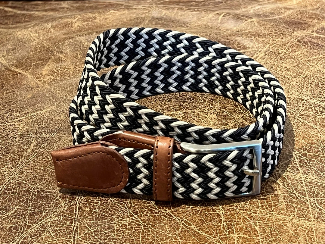 LINDENMANN Men's Stretch Leather Belt 5 LINDENMANN Men's Stretch Leather Belt