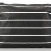 Women's Aloha MAX Pinstripe Pouch In White On Black