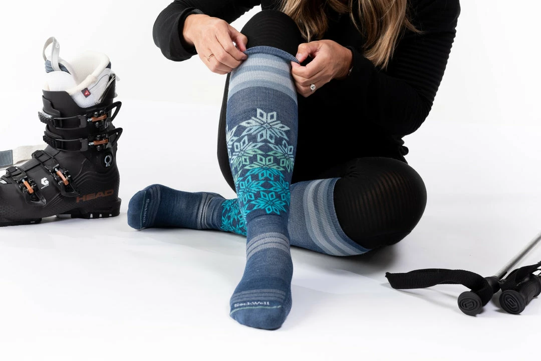 Sockwell Women's Powder Day | Moderate Graduated Compression Socks 6 Sockwell Women's Powder Day | Moderate Graduated Compression Socks