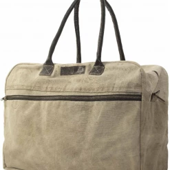 Vintage Addiction "It's On My List" Military Tent Travel Bag