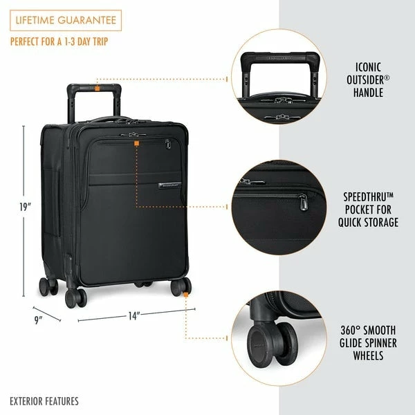 Briggs & Riley Baseline Commuter 19" Expandable Spinner 6 Briggs & Riley Baseline Commuter 19" Expandable Spinner
