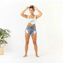 Hip Packs Aloha Le Voyageur Mini Hip Pack In Neon Turquoise