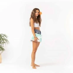 Aloha Womens Bags Mid Tropical Fan Palms Pouch In Pool