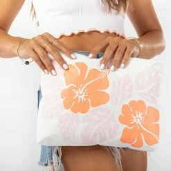 Aloha Mid Big Island Hibiscus Pouch