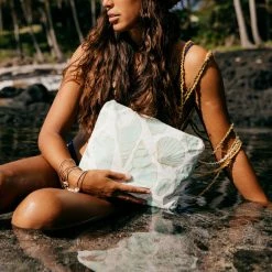 Aloha Mid Sea Treasure Pouch In Mint Women's