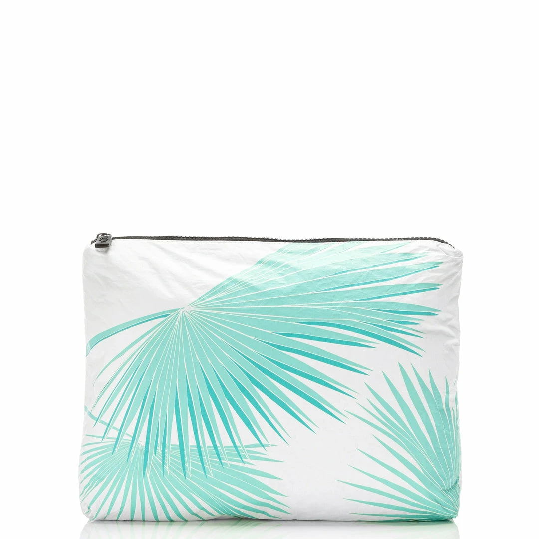 Aloha Womens Bags Mid Tropical Fan Palms Pouch In Pool