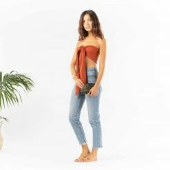 Womens Bags Aloha Mini Lānai Pouch In Gold On Black