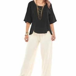 Oh My Gauze! Scallop Blouse