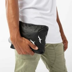 Aloha Small ʻIwa Birds Pouch In White/Black Womens Bags