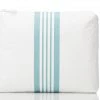 Aloha Small Linen Stripe Pouch In Bleu/White Women's 1 Aloha Small Linen Stripe Pouch In Bleu/White Women's